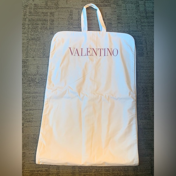 Valentino White Garment Bag with Valentino Black Hanger - Picture 3 of 5